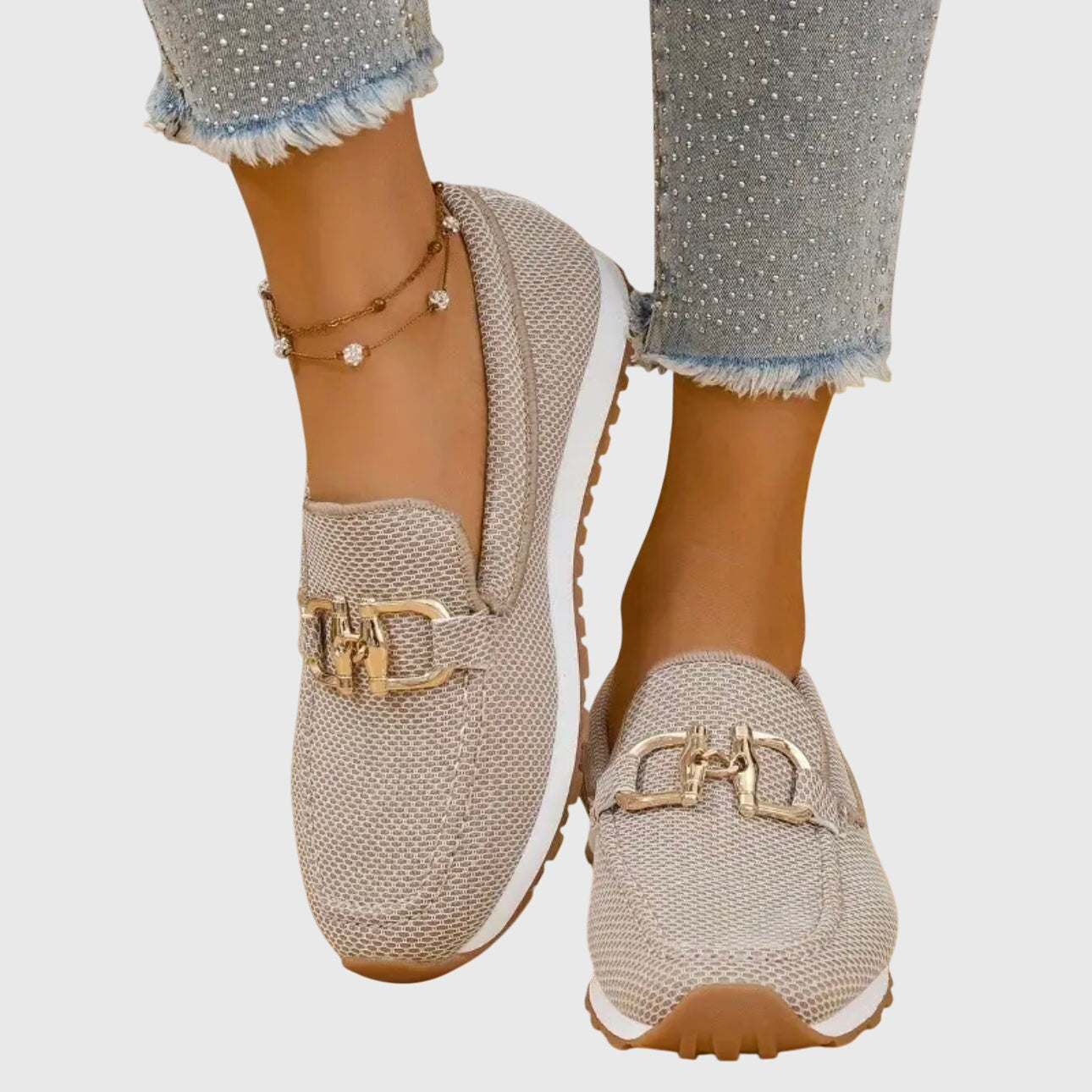 Montarello Horsebit Knit Loafers Women's