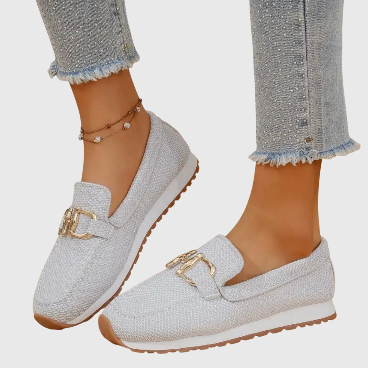 Montarello Horsebit Knit Loafers Women's