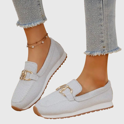 Montarello Horsebit Knit Loafers Women's