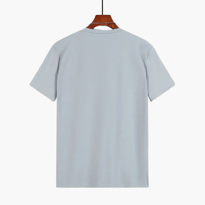Męski t-shirt Montarello z krótkim rękawem i okrągłym dekoltem