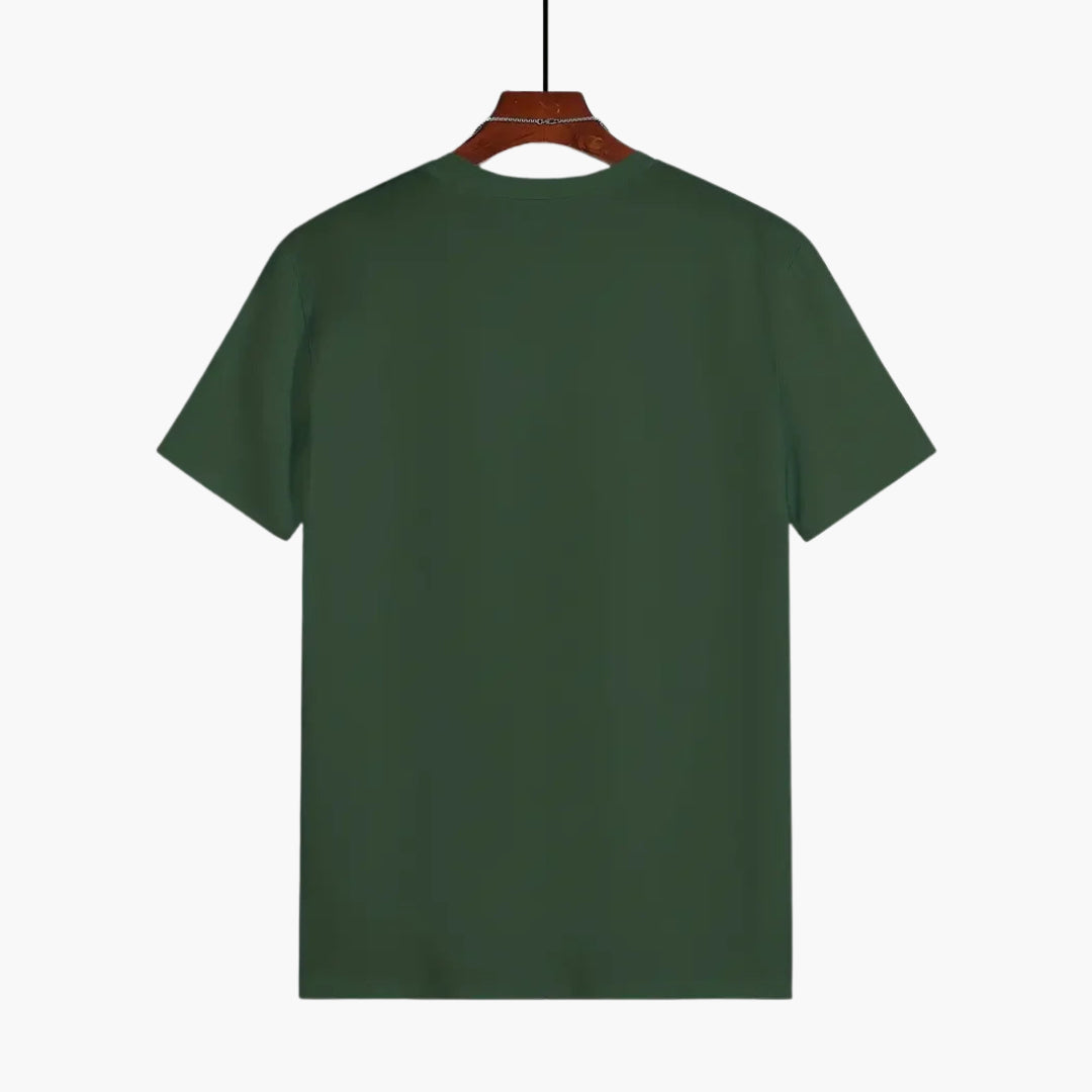 Męski t-shirt Montarello z krótkim rękawem i okrągłym dekoltem