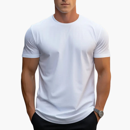 Montarello Round Neck Short Sleeve T-Shirt Men's