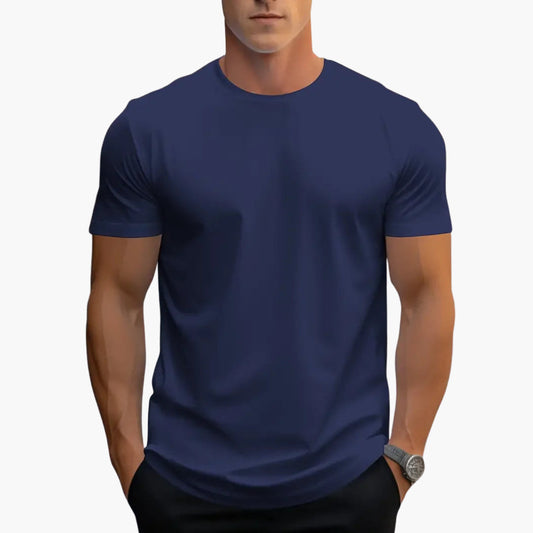 Montarello Round Neck Short Sleeve T-Shirt Men's