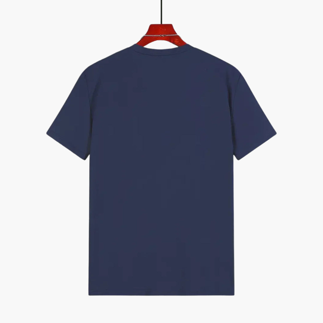Męski t-shirt Montarello z krótkim rękawem i okrągłym dekoltem