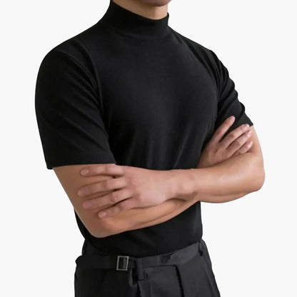 Montarello High Neck Short Sleeve T-Shirt Men's