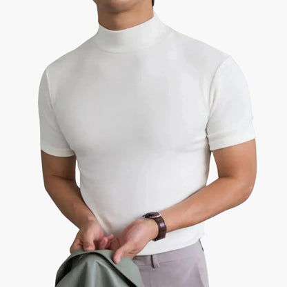 Montarello High Neck Short Sleeve T-Shirt Men's