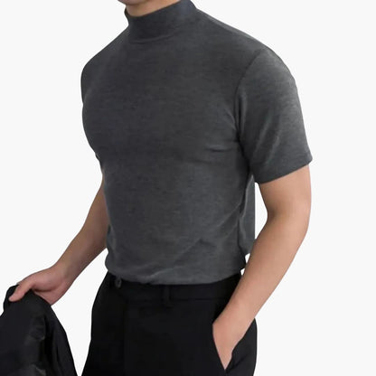 Montarello High Neck Short Sleeve T-Shirt Men's