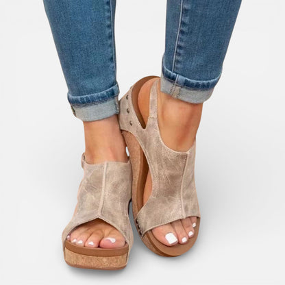 Montarello Women's Platform Wedge Sandals