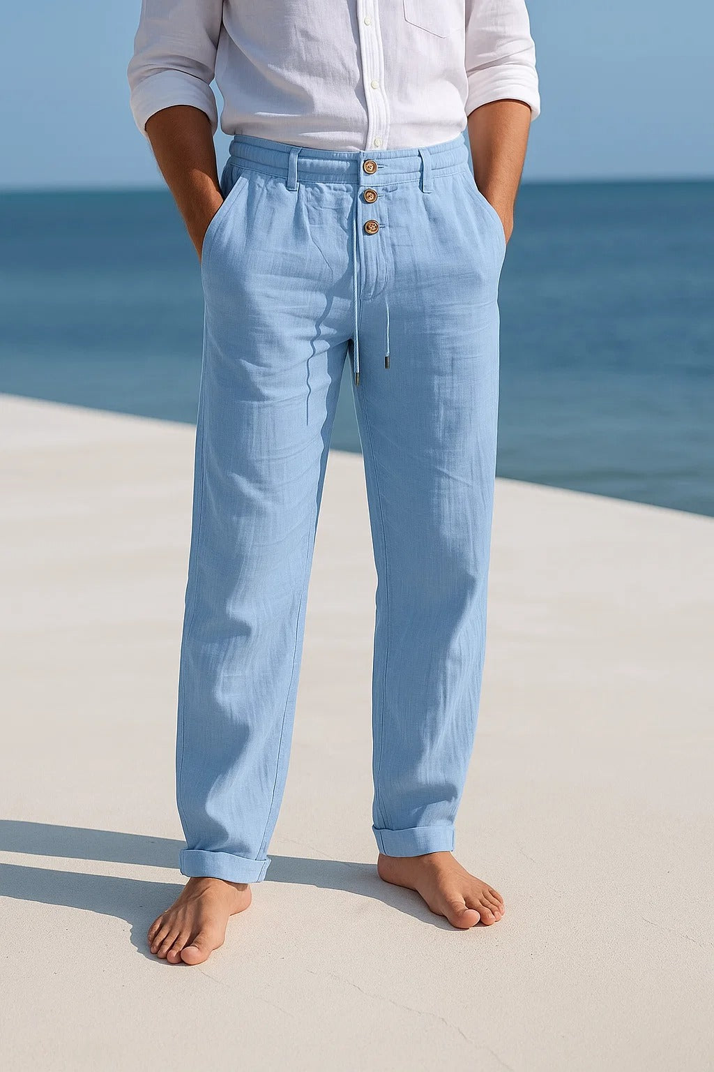 Montarello Linen Men's Summer Trousers