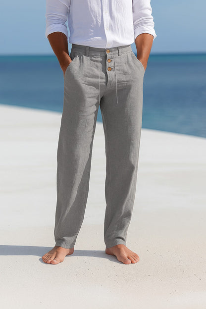 Montarello Linen Men's Summer Trousers
