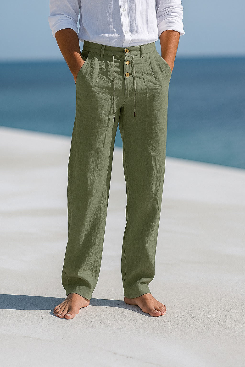 Montarello Linen Men's Summer Trousers