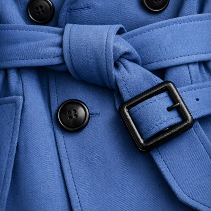 Montarello Women's Belted Trench Coat with Tailored Fit