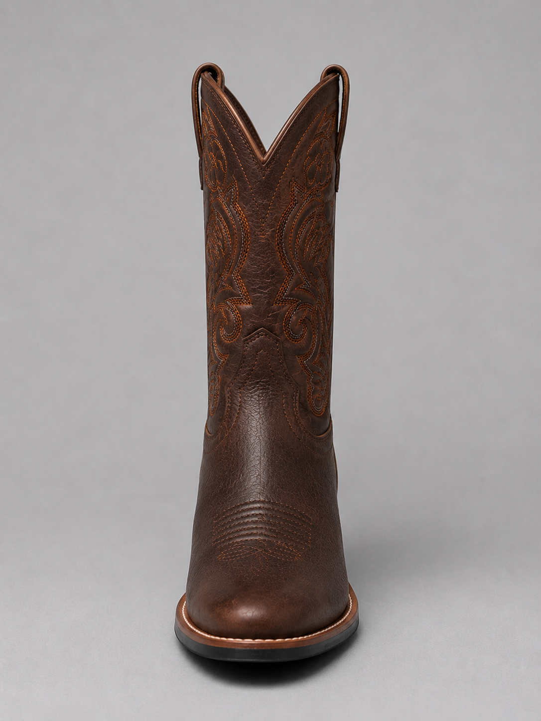 Montarello Women's Embroidered Western Leather-look Cowboy Boots