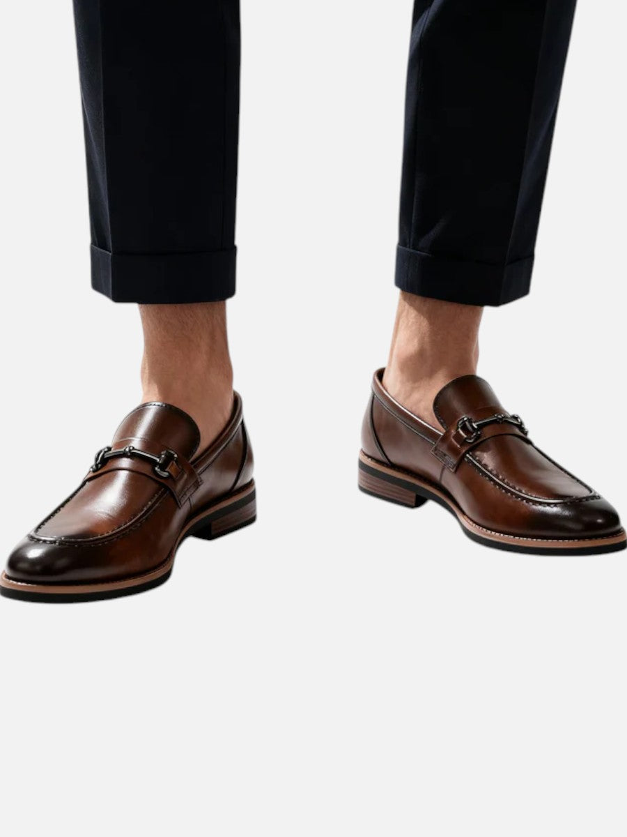 Montarello Men's Dress Loafers Slip On