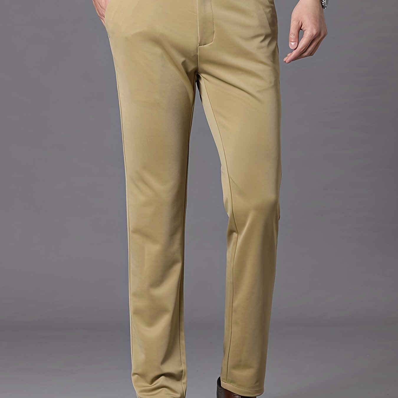 Montarello Men's Formal Trousers Straight Leg
