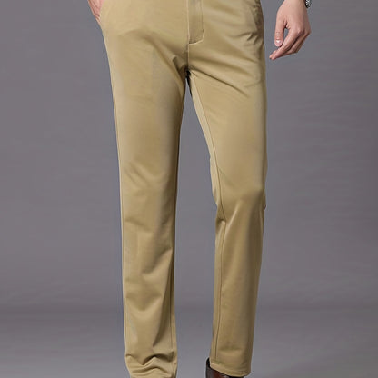 Montarello Men's Formal Trousers Straight Leg
