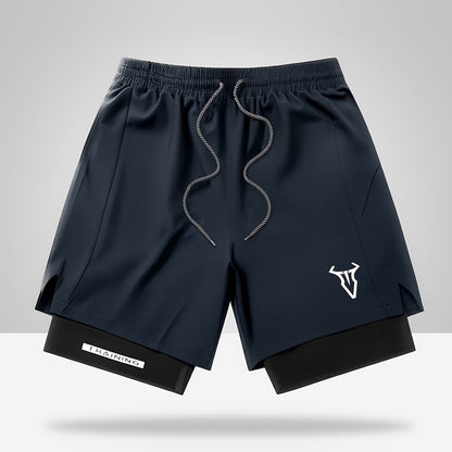 Montarello 2-in-1 Men's Athletic Training Shorts