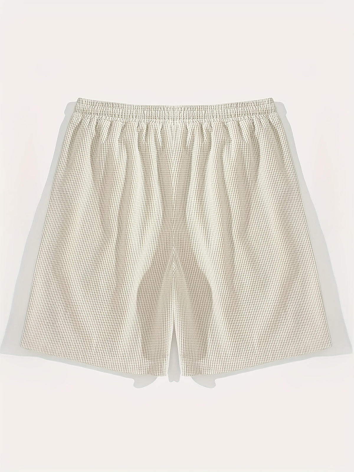 Montarello Men's Textured Drawstring Casual Summer Shorts