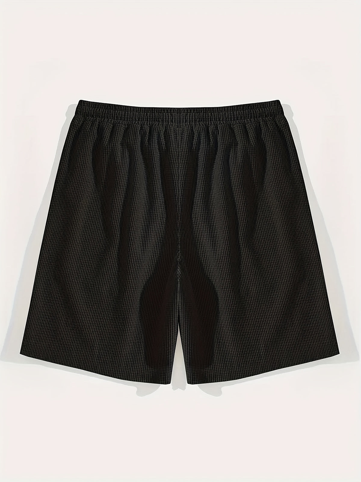 Montarello Men's Textured Drawstring Casual Summer Shorts