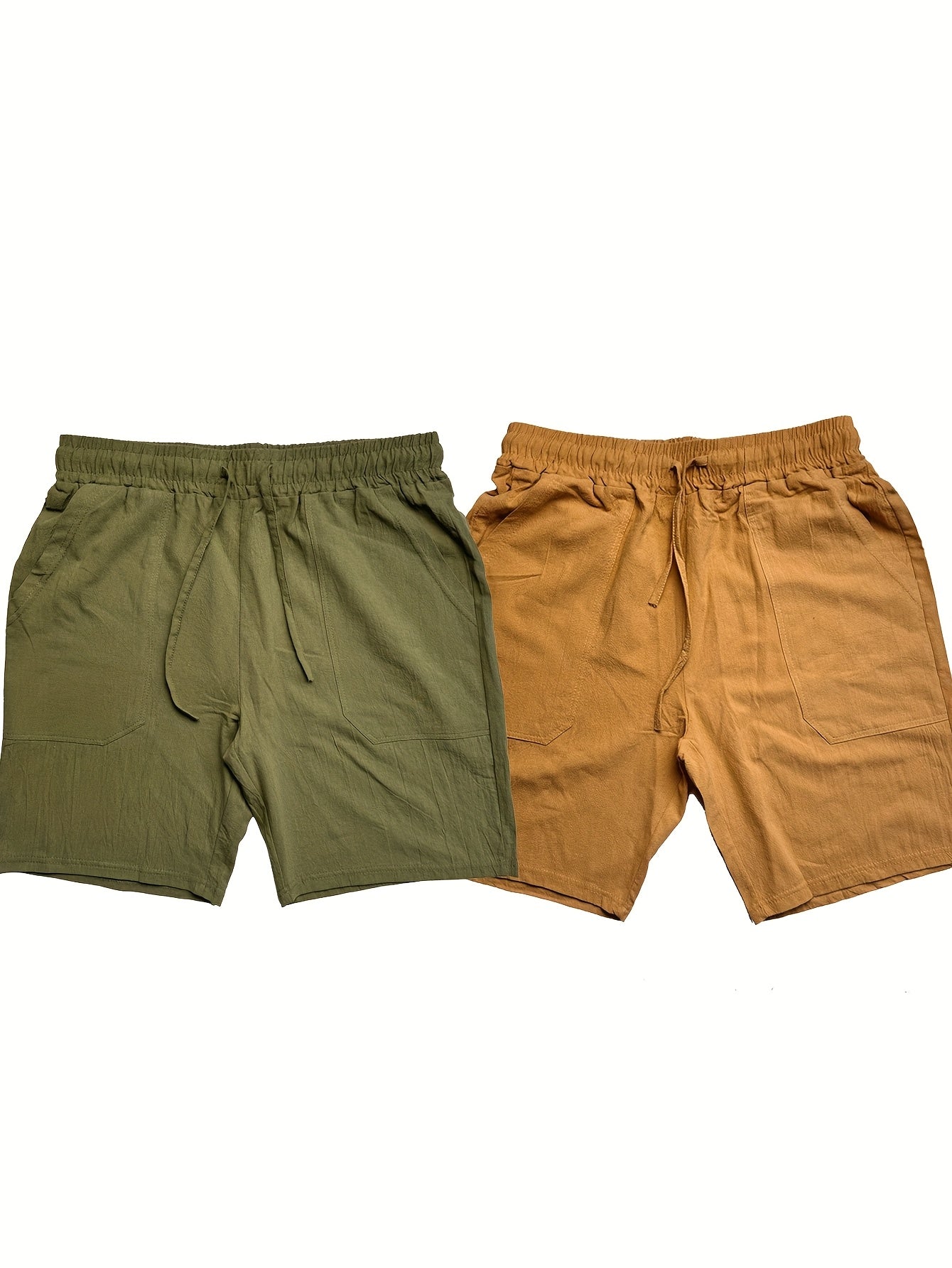 Montarello Linen-Look Men's Shorts – 2-Pack