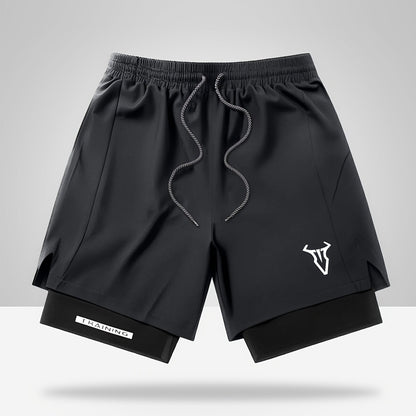 Montarello 2-in-1 Men's Athletic Training Shorts