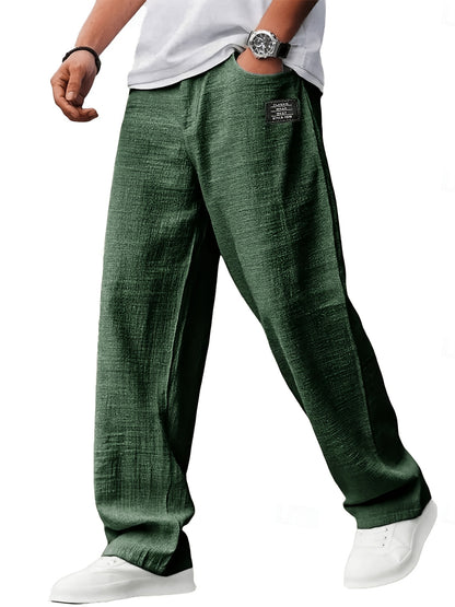 Montarello Wide-Leg Men's Casual Trousers