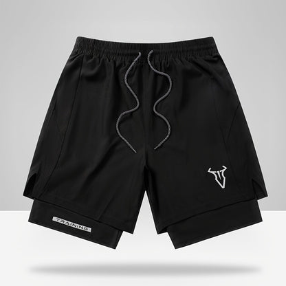 Montarello 2-in-1 Men's Athletic Training Shorts