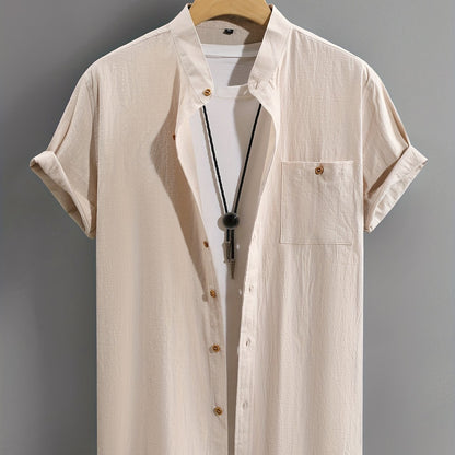 Montarello Button-Up Men's Short Sleeve Shirt