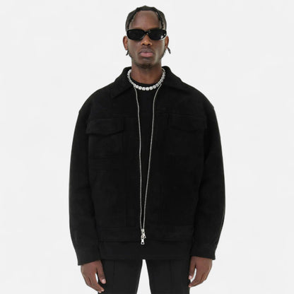 Montarello Men’s Suede Look Jacket