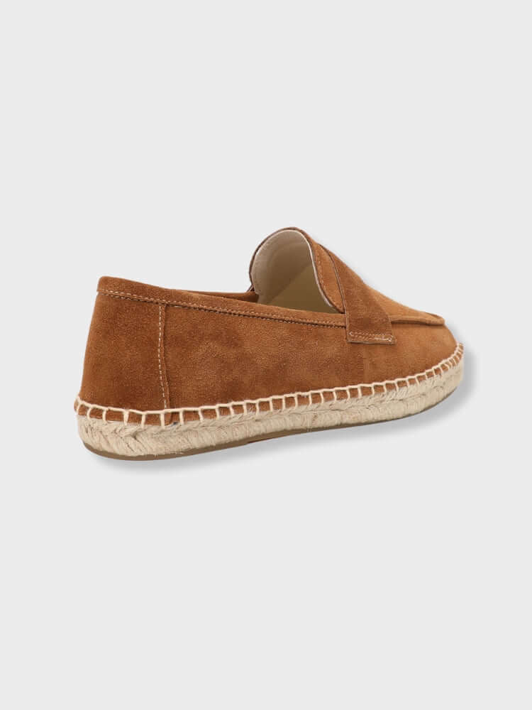 Montarello Men's Suede-Look Slip-On Espadrille Holiday Loafers