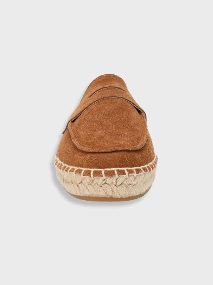 Montarello Men's Suede-Look Slip-On Espadrille Holiday Loafers