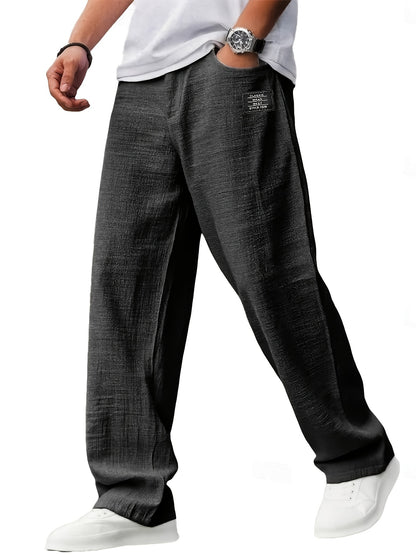 Montarello Wide-Leg Men's Casual Trousers