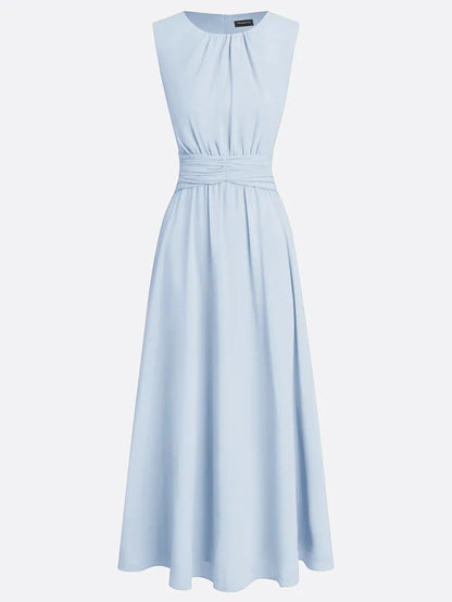 Montarello Women's Chiffon Sleeveless Maxi Dress A-Line