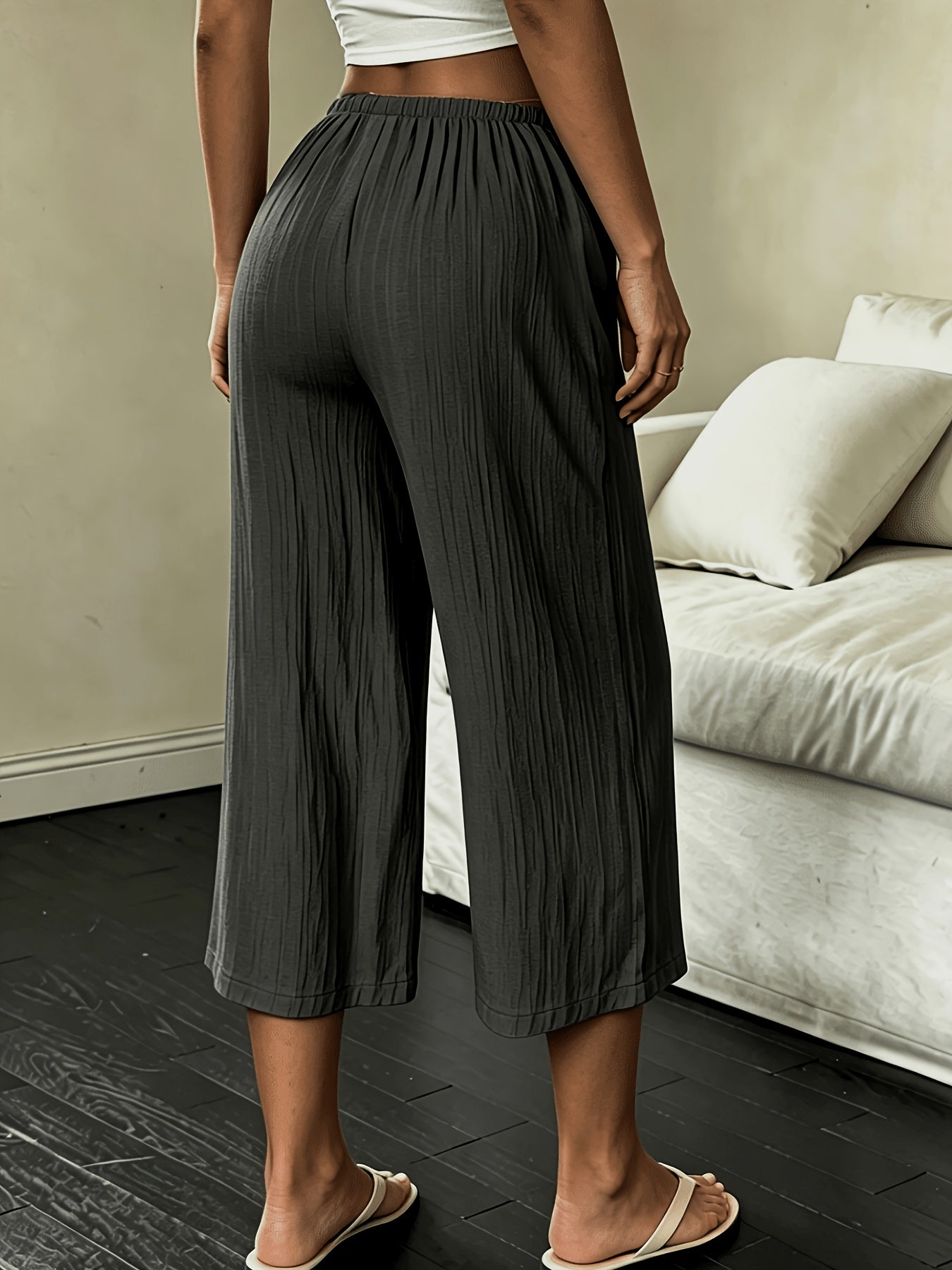 Montarello Wide-Leg Women's Cropped Trousers