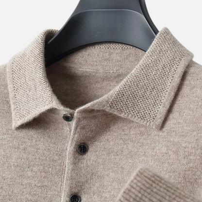Montarello Merino Polo Wool Sweater