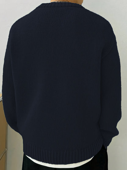 Montarello Cozy Knit Crew Sweater