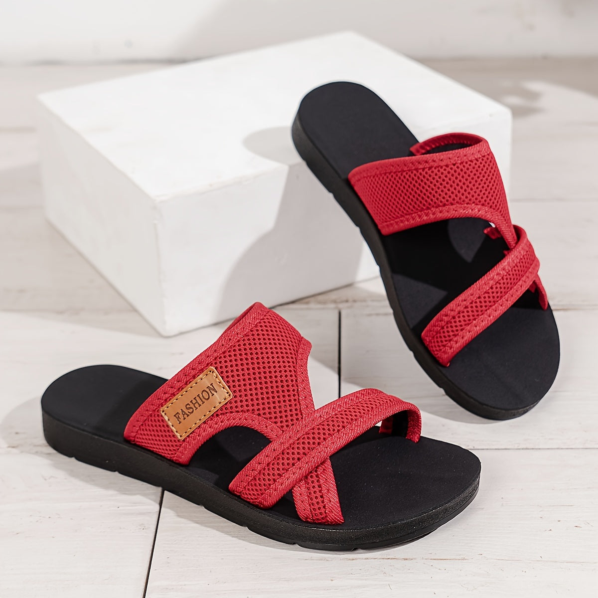 Montarello Women's Sporty Breathable Mesh Slide Sandals