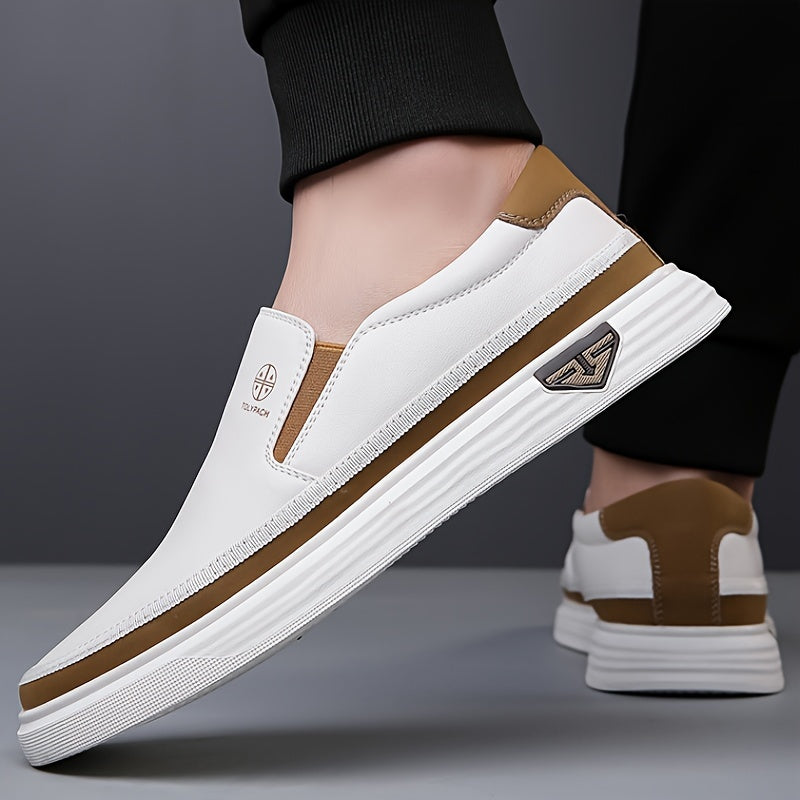 Montarello Leather-Look Men's Slip-On Loafers