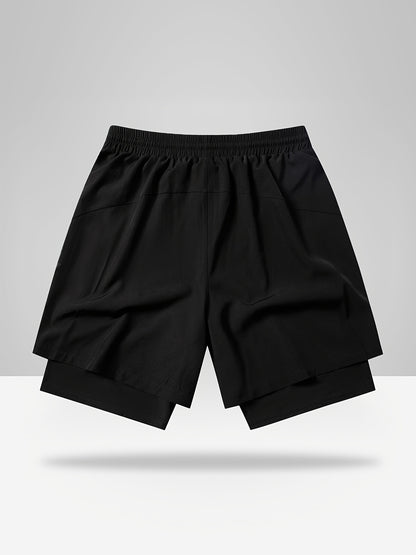 Montarello 2-in-1 Men's Athletic Training Shorts