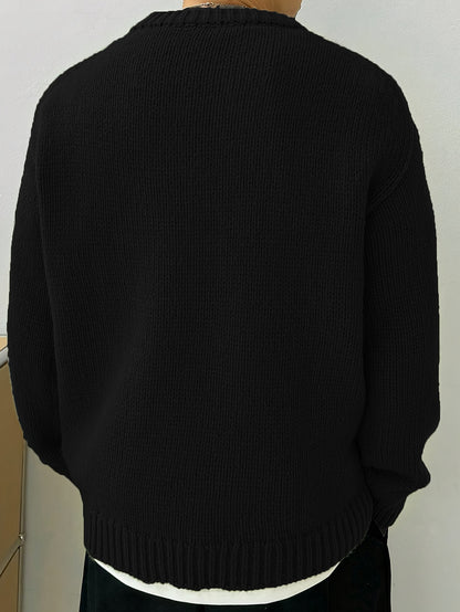 Montarello Cozy Knit Crew Sweater