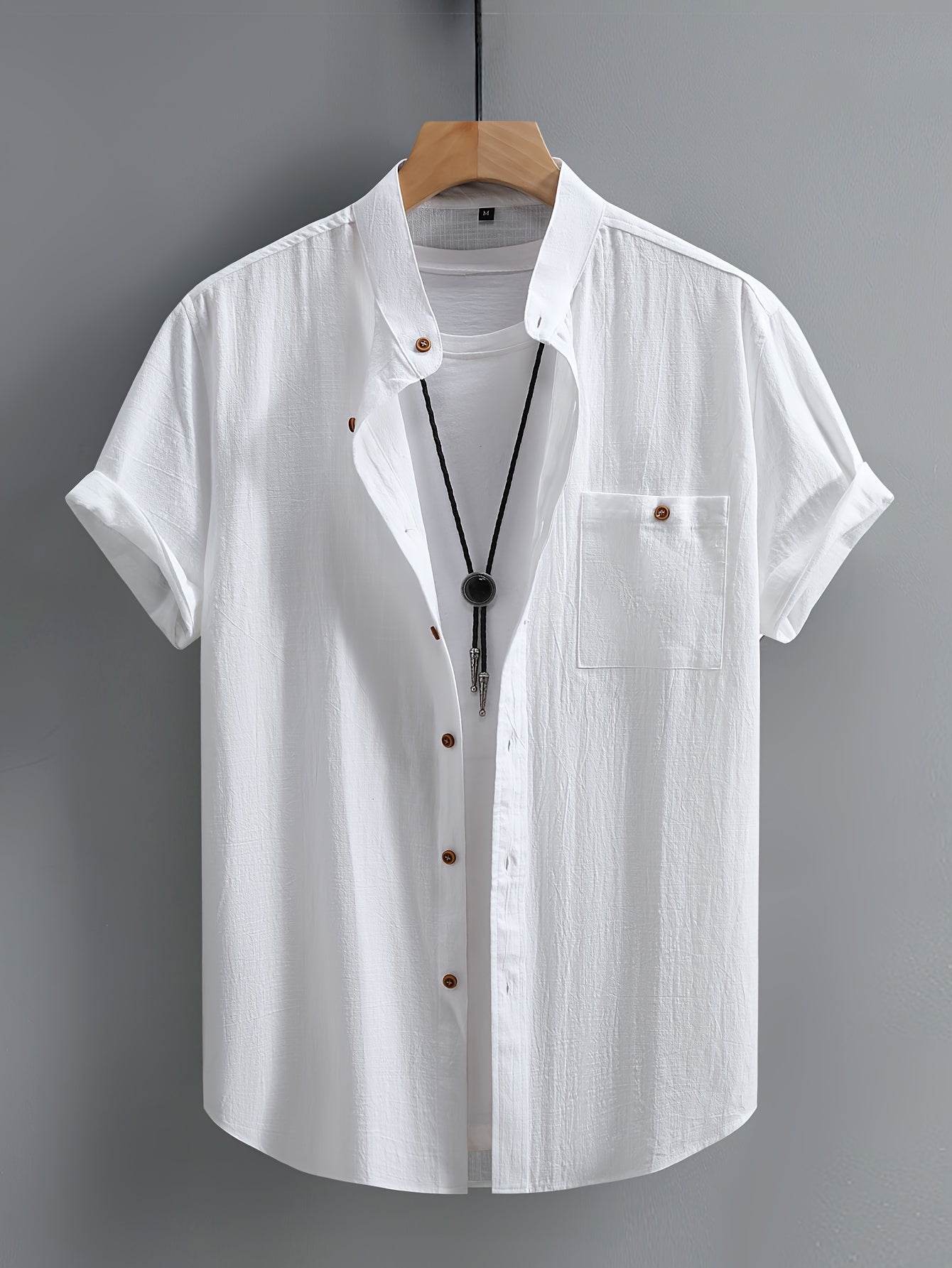 Montarello Button-Up Men's Short Sleeve Shirt