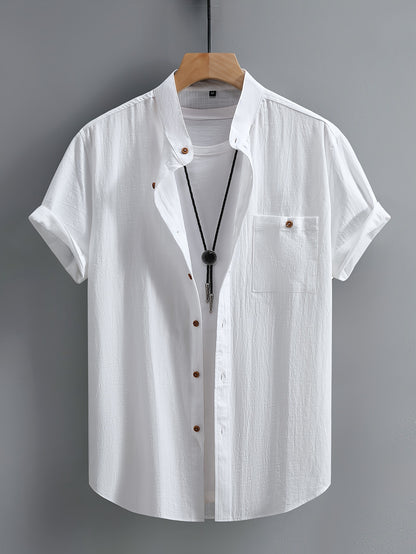 Montarello Button-Up Men's Short Sleeve Shirt
