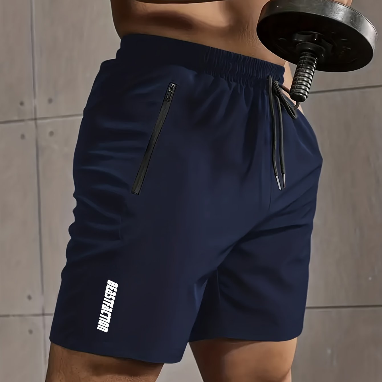 Montarello Zip Pocket Men's Gym Shorts