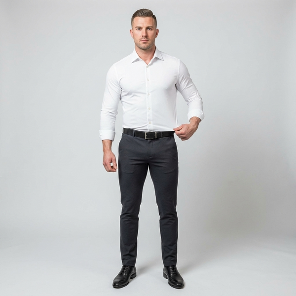 Montarello Men’s Stretch Non-Iron Performance Shirt