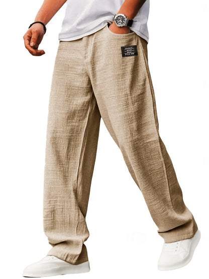 Montarello Wide-Leg Men's Casual Trousers