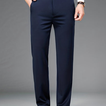 Montarello Men's Formal Trousers Straight Leg