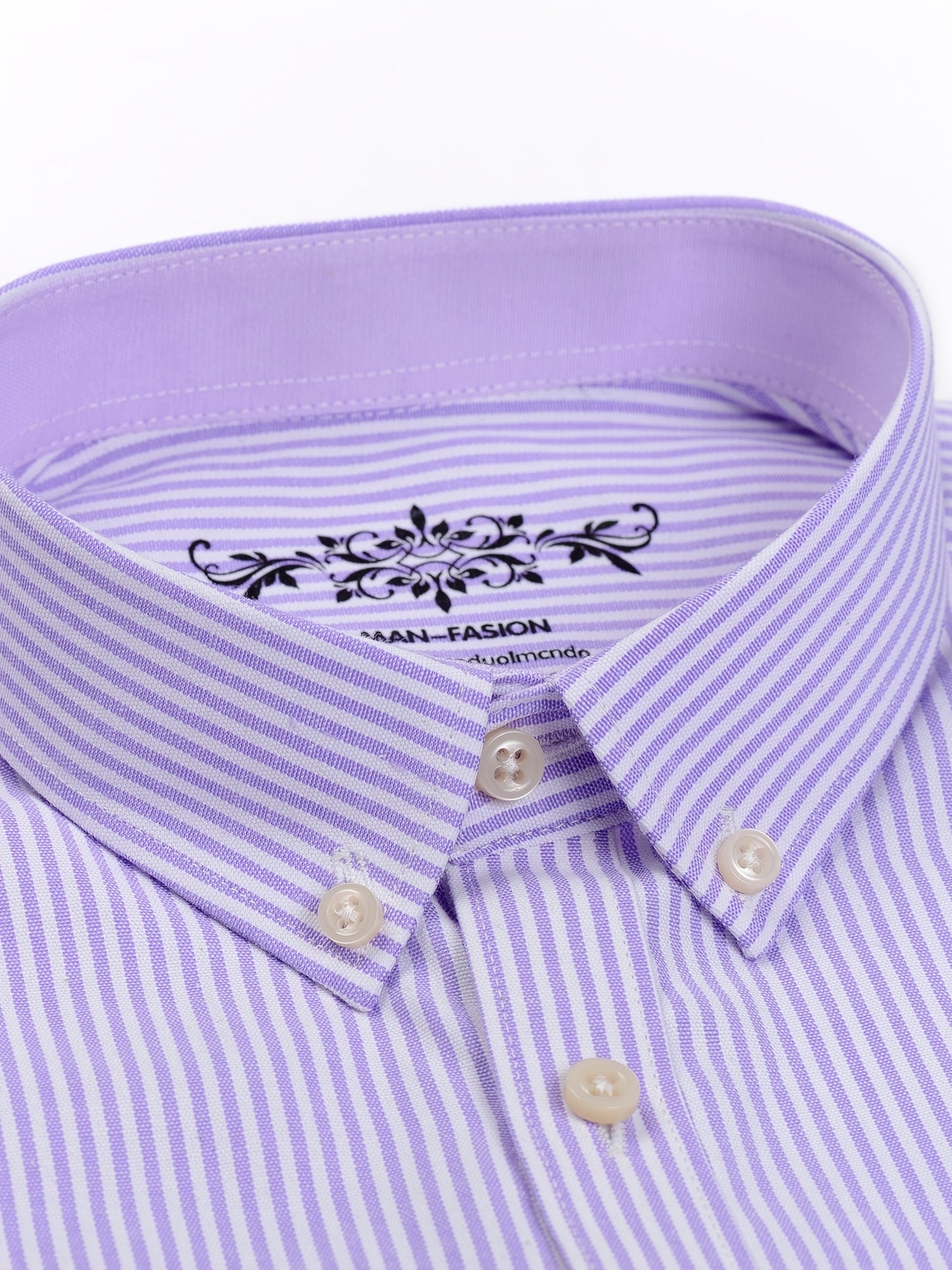 Montarello Men's Oxford Cotton Long-Sleeve Shirt