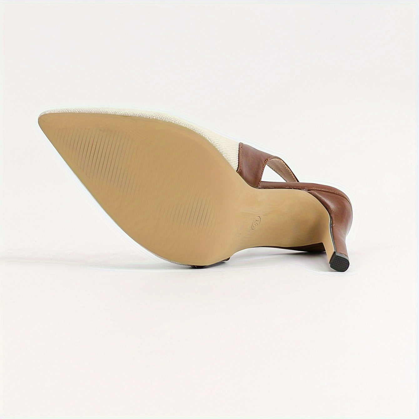 Montarello Two-Tone Women's Pointed Stiletto Heels