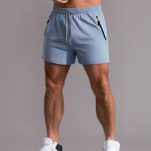 Montarello Men's Gym Shorts with Zip Pockets