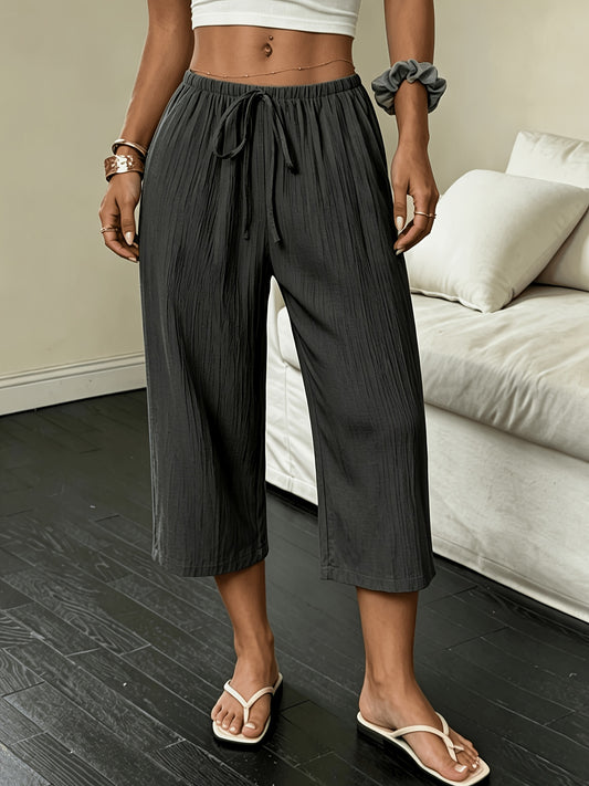 Montarello Wide-Leg Women's Cropped Trousers